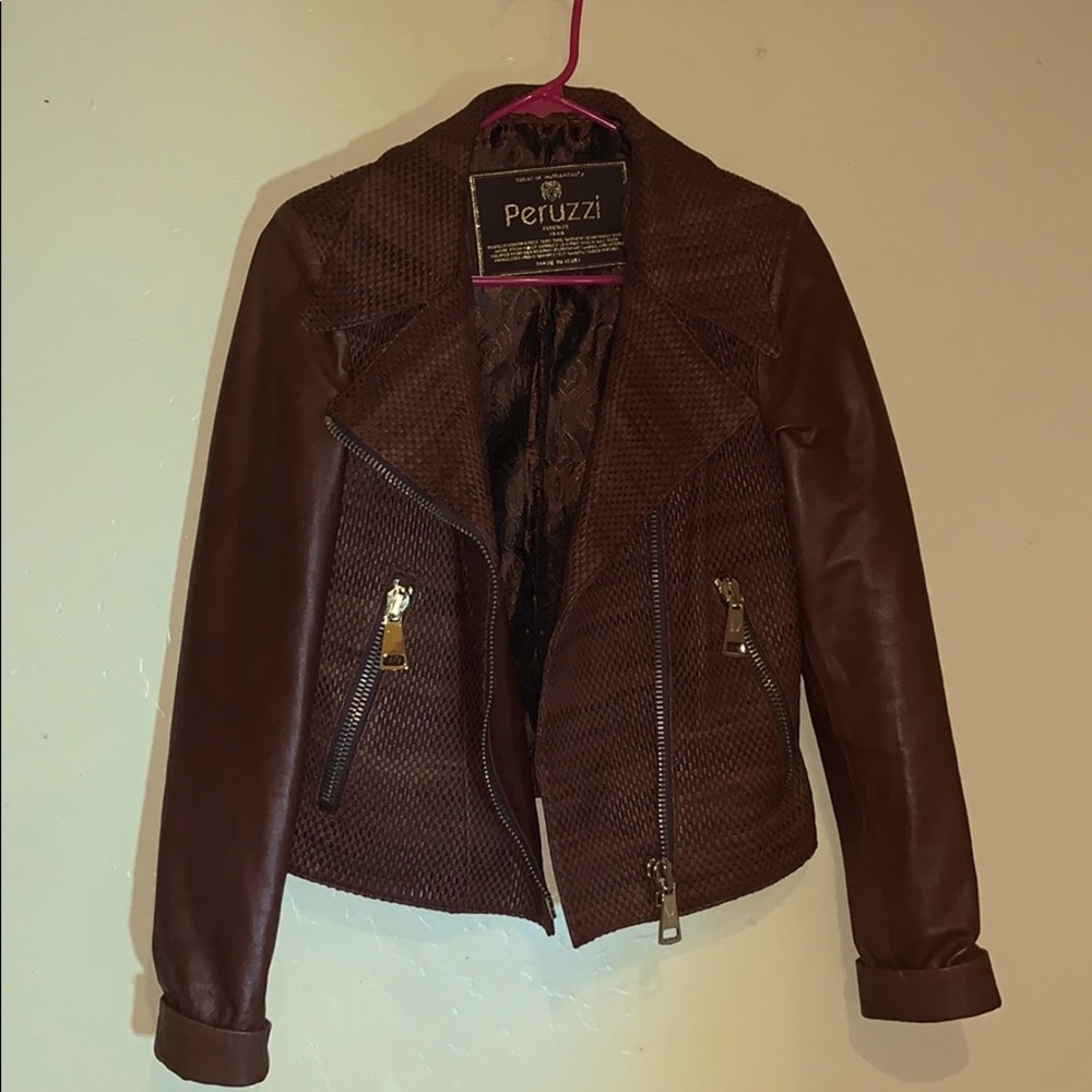Peruzzi Firenze intrecciato  woven jacket sz40